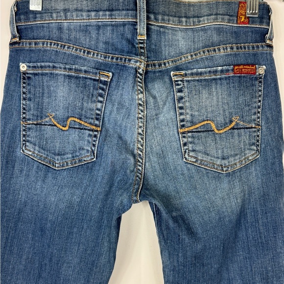 7 for all Mankind Crop Flare Jeans - Picture 4 of 5